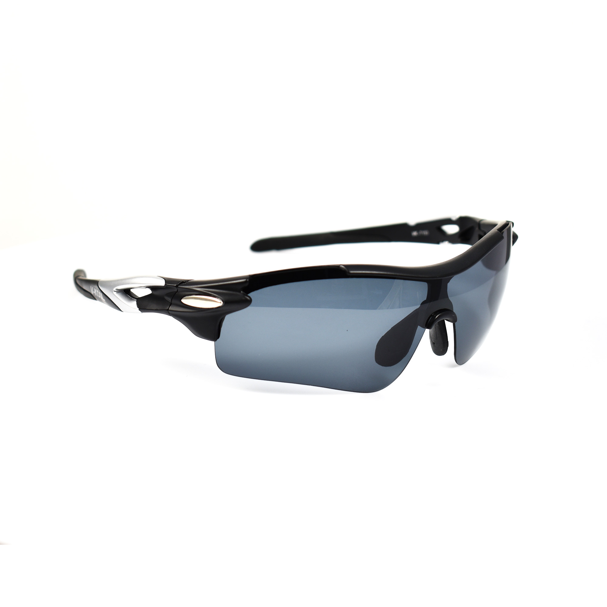 Virgilio Black Sports Polarized Sunglasses